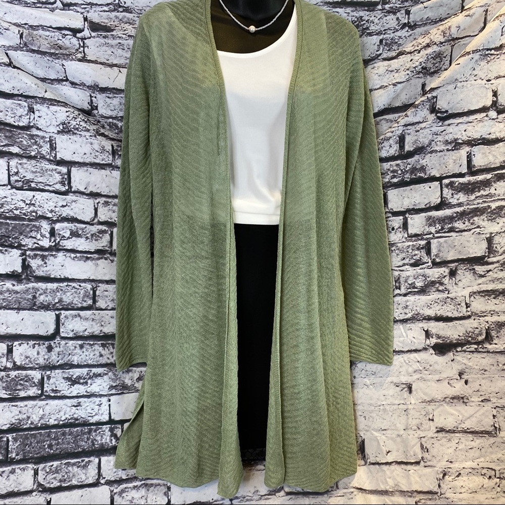 Eileen Fisher Sheer Hemp Cardigan